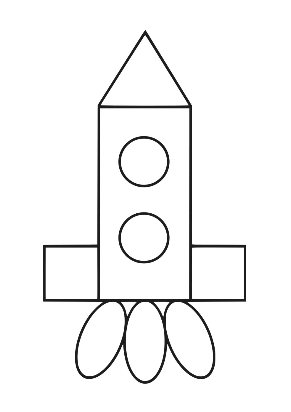 Название: Раскраска Ракета. Категория: для мальчиков. Теги: ракета.