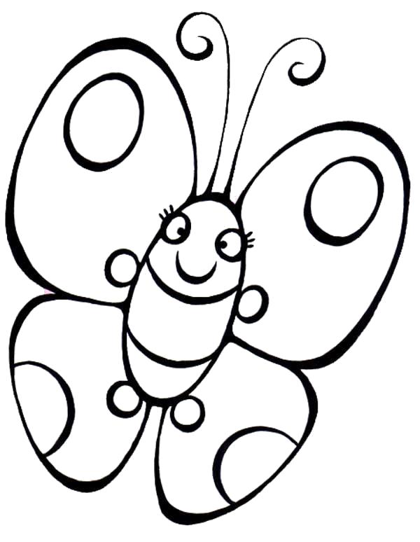 Название: Раскраска Бабочка. Категория: Насекомые. Теги: Бабочки.