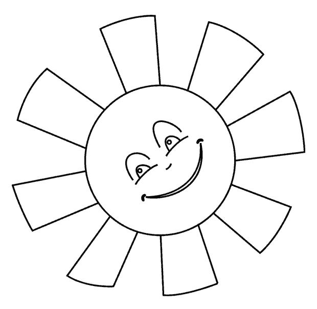 Картинки солнышко для детей детского сада