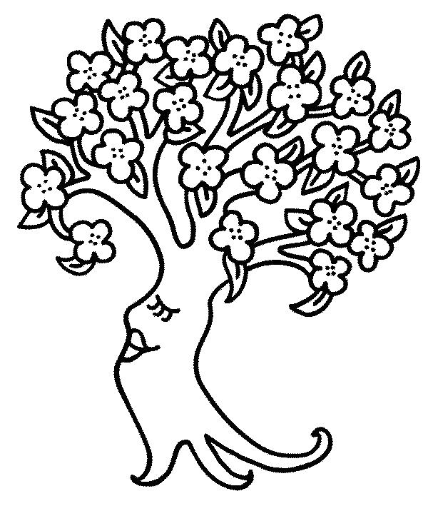 Название: Раскраска Раскраска для детей: удивительное дерево . Категория: Контуры дервеьев. Теги: дерево.