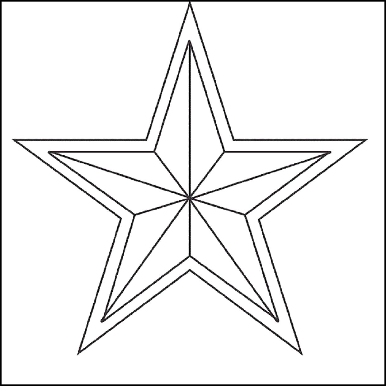 Раскраска  звезда. Скачать звезда, ромб, треугольник.  Распечатать геометрические фигуры