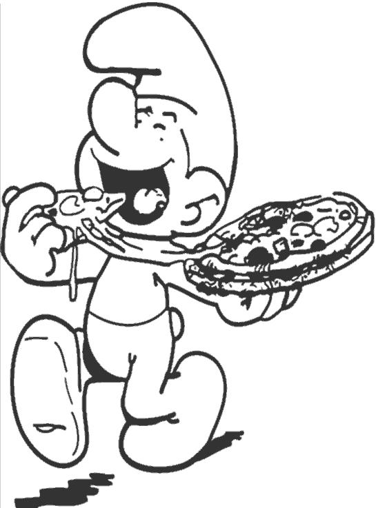 Название: Раскраска pizza. Категория: еда. Теги: пицца.