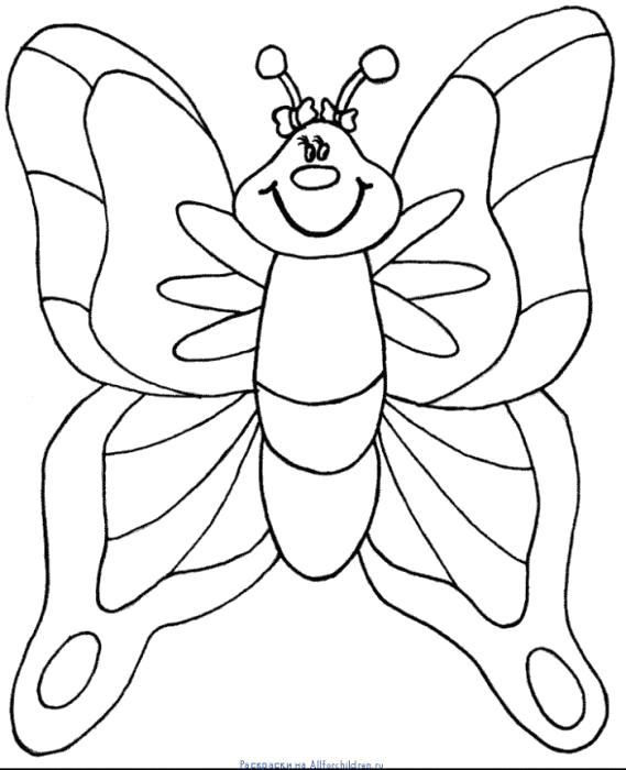 Название: Раскраска радостная бабочка. Категория: Бабочки. Теги: Бабочки.