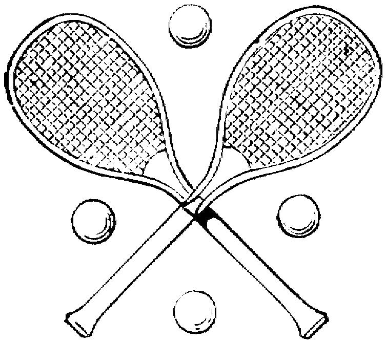 Название: Раскраска Раскраски спорт ракетки, мячи, теннис. Категория: Теннис. Теги: Теннис.