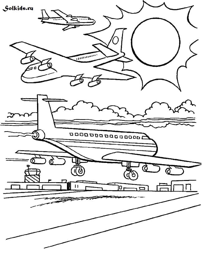 Пальчиковая раскраска «Воздушный транспорт», А5, 16 стр., Синий трактор