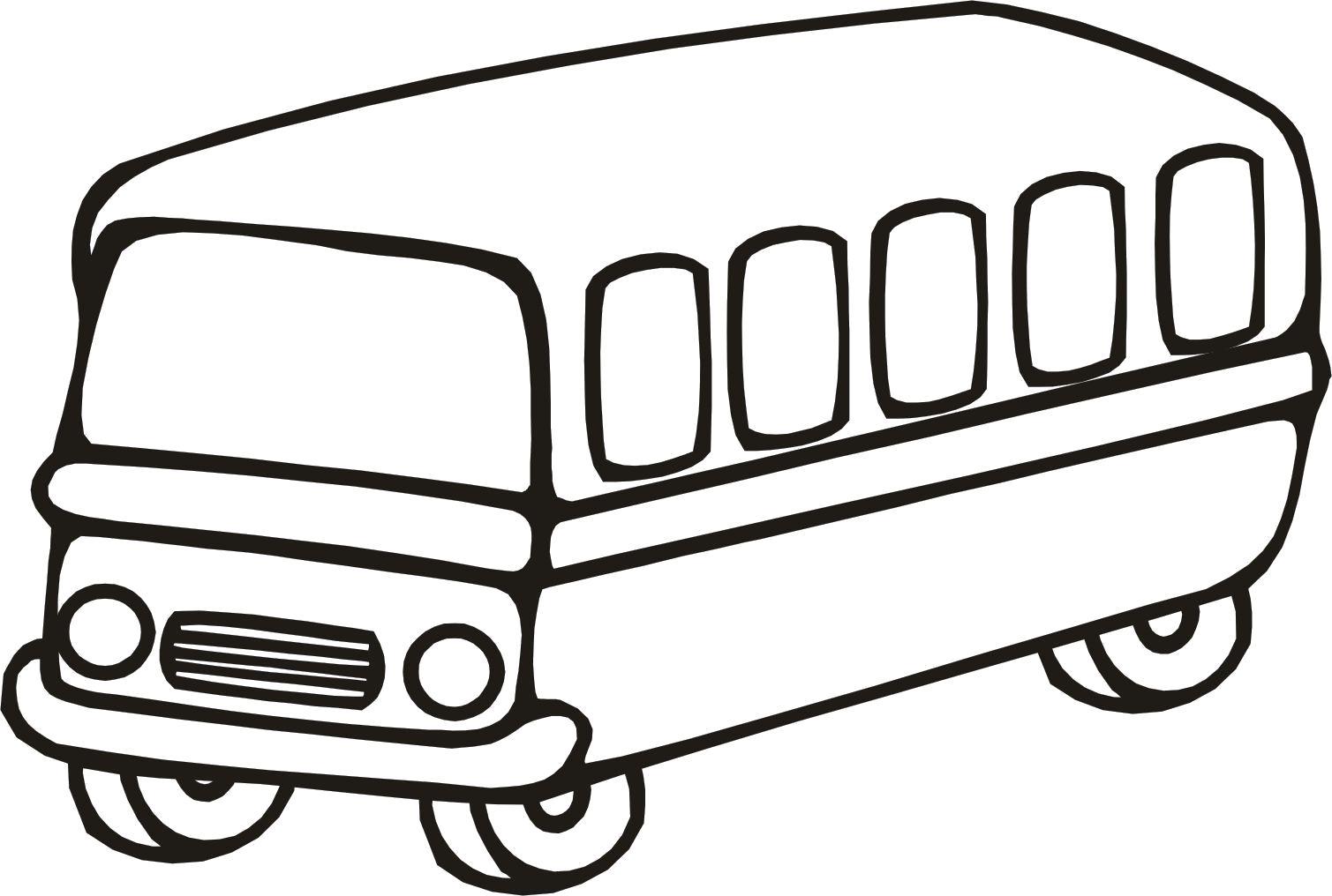 Название: Раскраска Раскраска автобус для малышей. Категория: . Теги: .