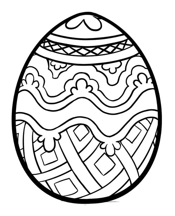 Раскраска Раскраска Пасха и Пасхальные яйца. Пасха