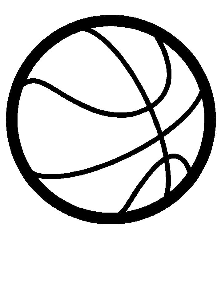 Раскраска  Баскетбольный мяч. Скачать .  Распечатать 