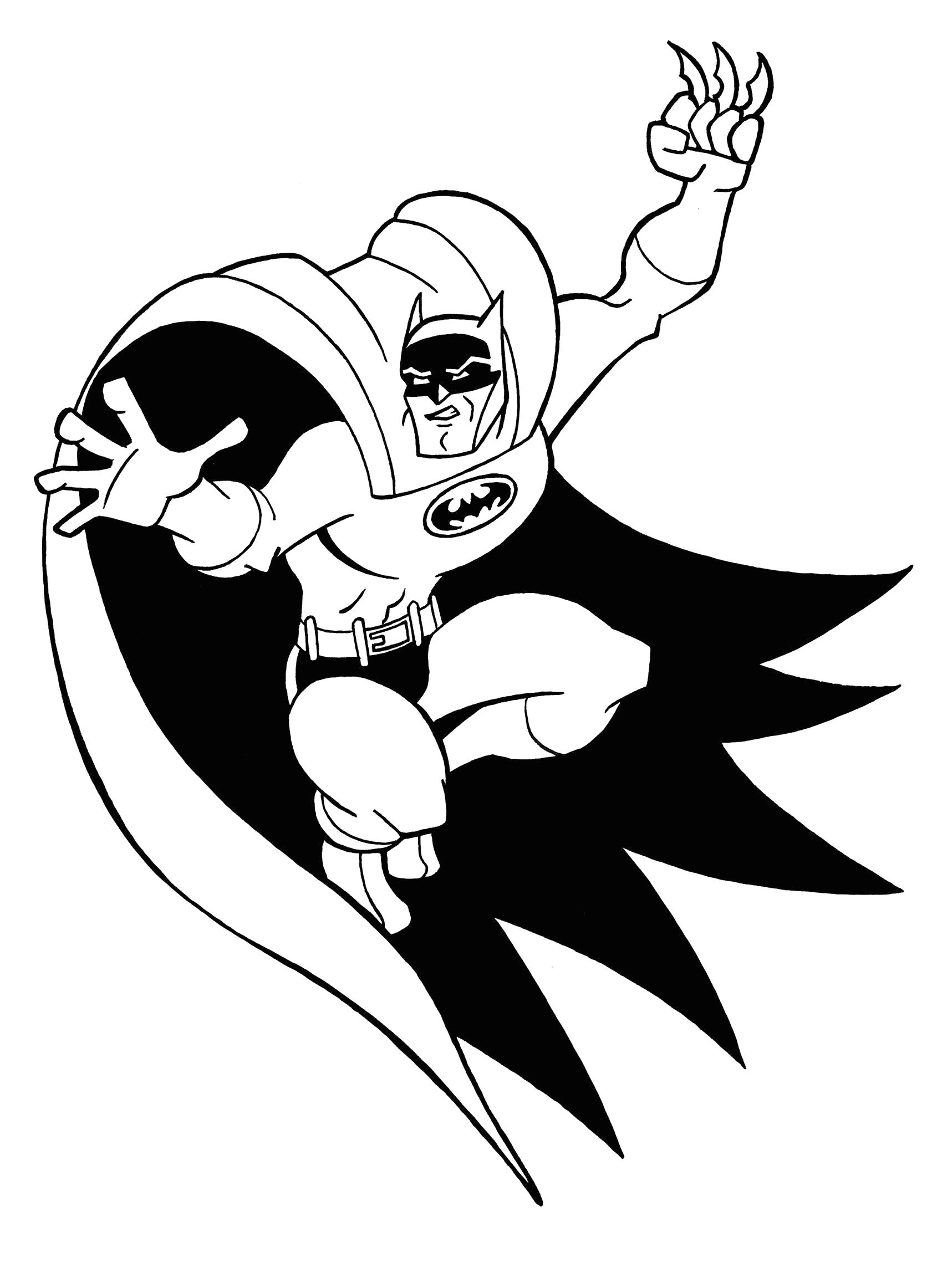 Раскраска  Бэтмен. Скачать Бэтмен.  Распечатать Комиксы и супергерои