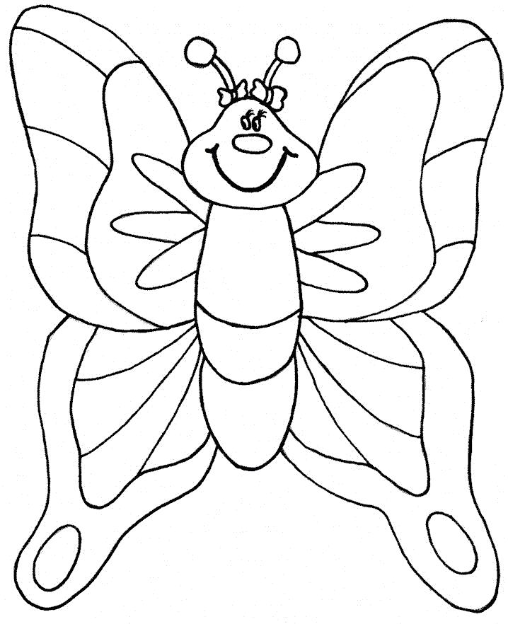 Название: Раскраска Веселая бабочка . Категория: бабочка. Теги: бабочка.
