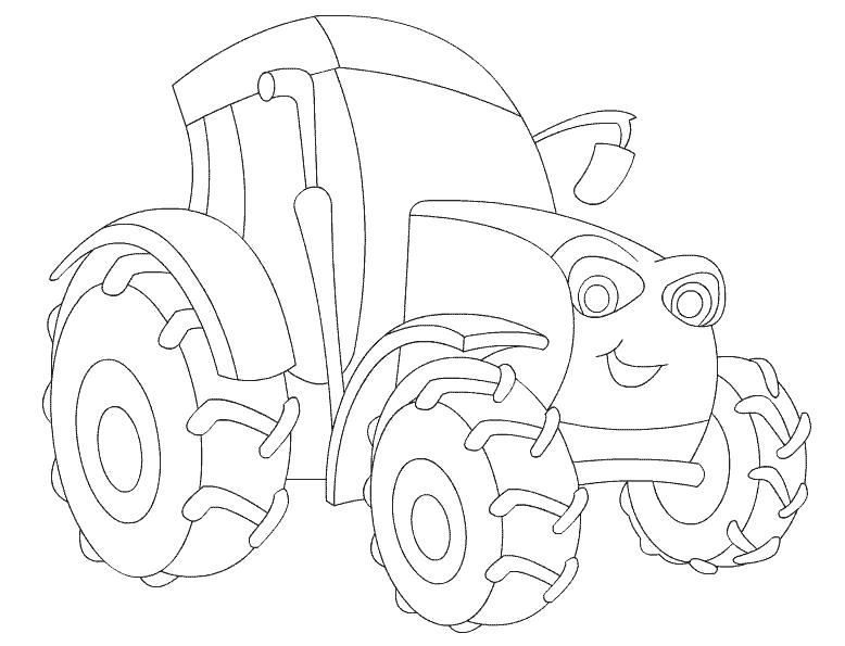 Название: Раскраска Трактор. Категория: трактор. Теги: трактор.