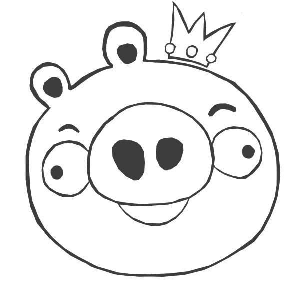 Название: Раскраска Король свиней. Категория: . Теги: .