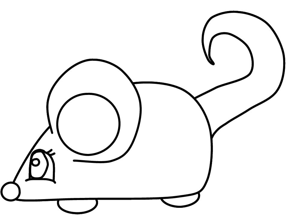 Название: Раскраска Раскраски для детей. Категория: мышь. Теги: мышь.