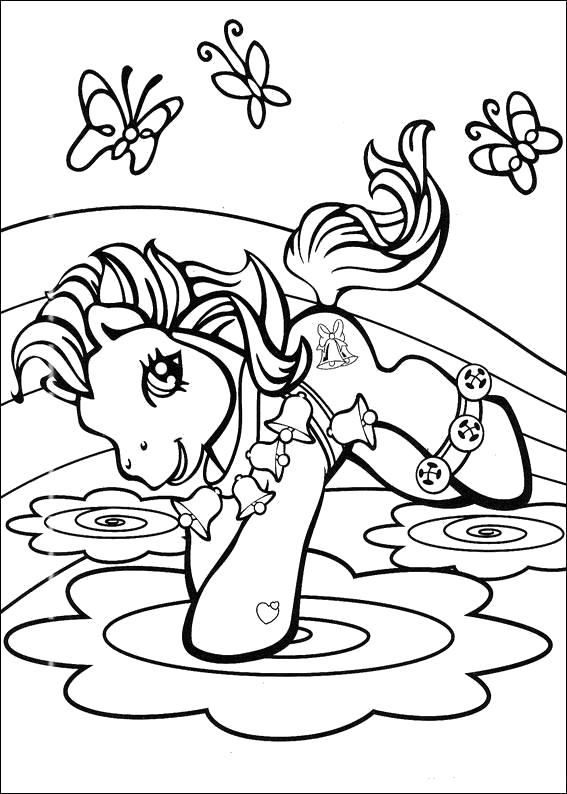 Раскраска Раскраска "Мой маленький пони". Дружба это чудо
