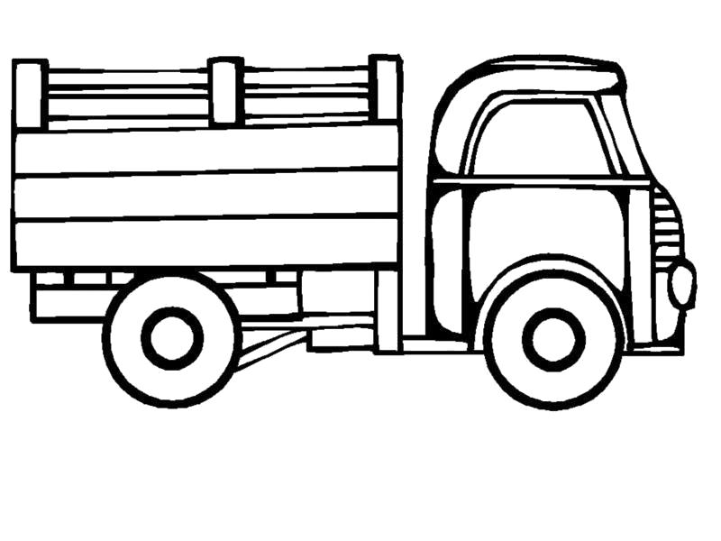 Раскраска Раскраски "грузовик" . для мальчиков