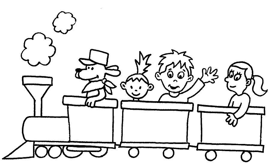 Название: Раскраска Счастье . Категория: для мальчиков. Теги: поезд.