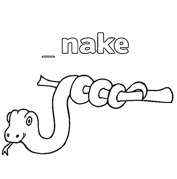 Название: Раскраска Змея на ветке. Добаь букву. Учим английский. . Категория: Змея. Теги: Змея.