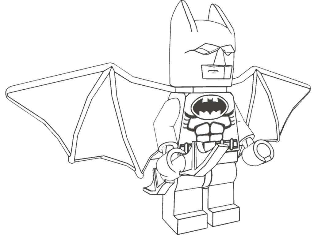 Раскраска Бэтмэн лего. Бэтмен