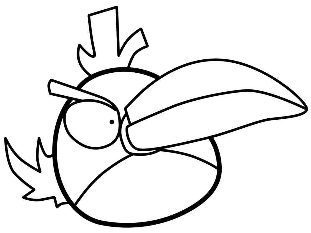 Раскраска Angry birds. энгри берд