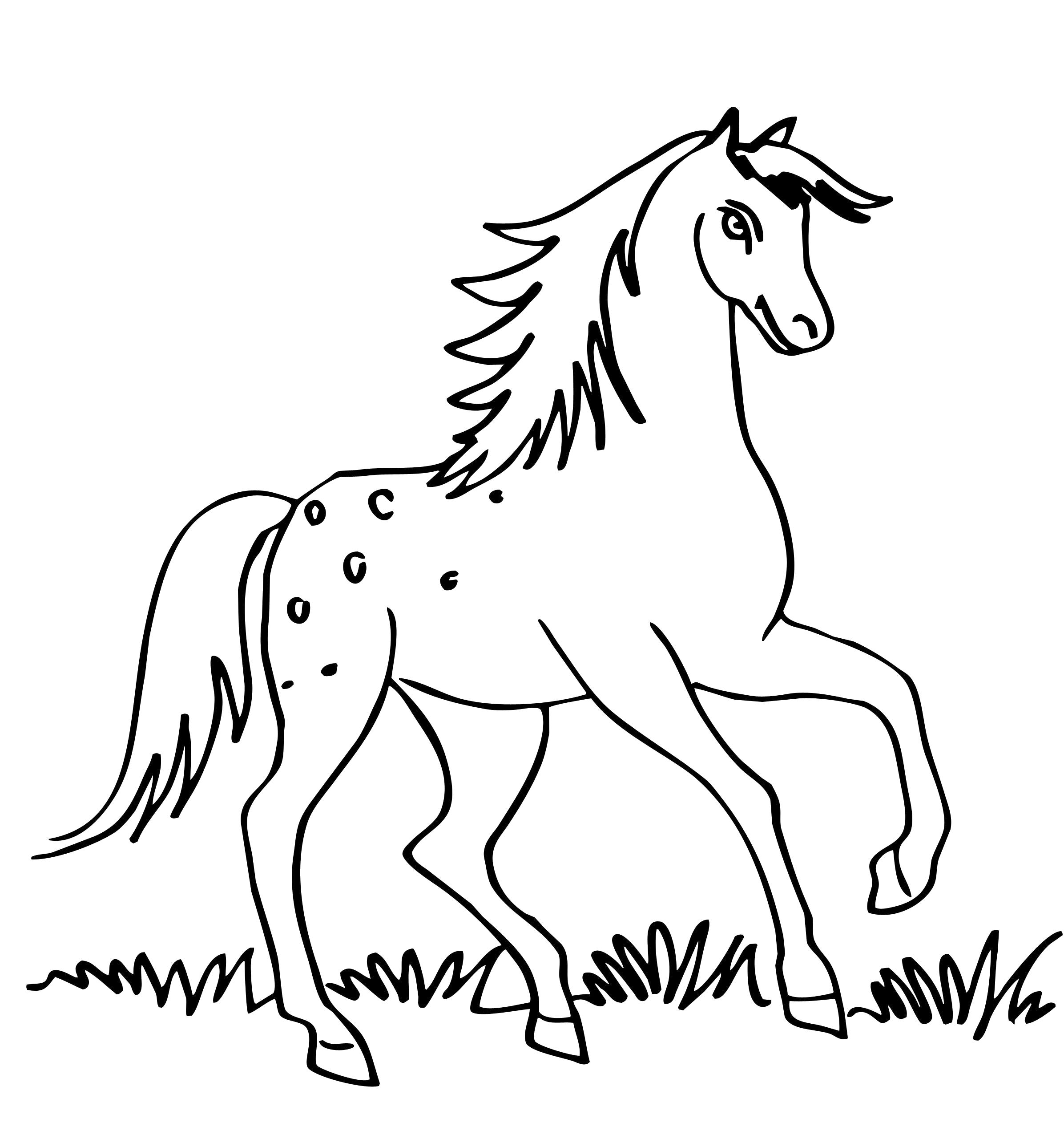 Название: Раскраска лошадка. Категория: Лошадка. Теги: Лошадка.