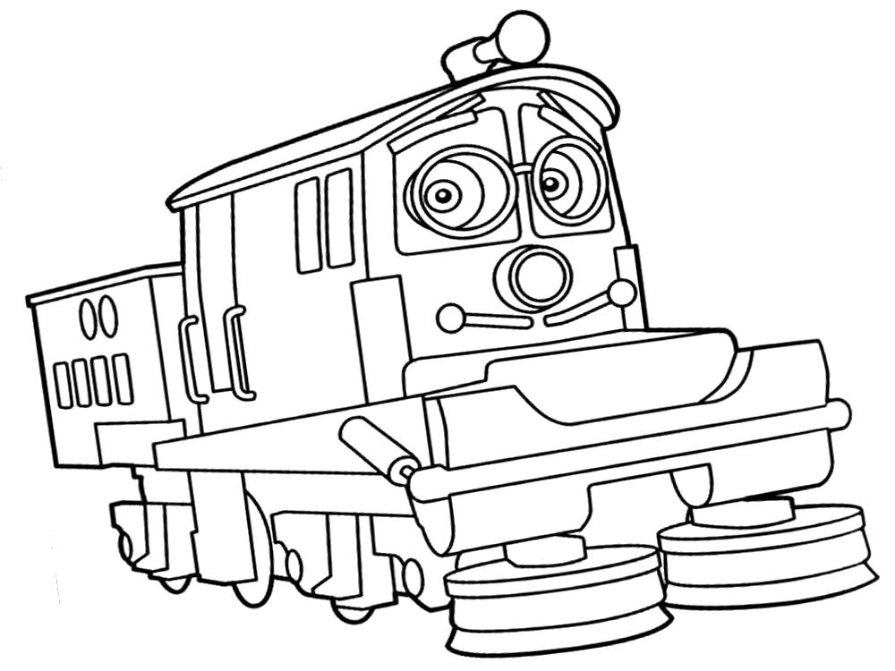 Название: Раскраска Поезд. Категория: для мальчиков. Теги: поезд.