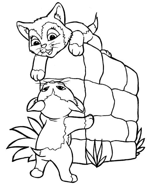 Игра-раскраска Мозаика-Синтез Три кота Варенье в подвале 2+